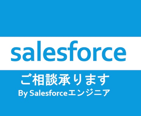 Salesforce★カスタマイズやご相談承ります 些細な事でもご相談いただけると嬉しいです。お待ちしております イメージ1