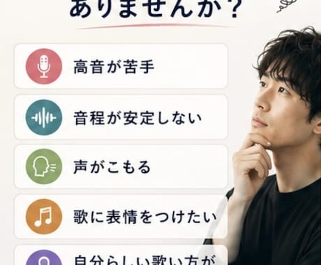 あなたの声の個性を活かすボーカルレッスンします 20年以上の現場経験×講師経験｜上手くだけでなく伝わる声へ イメージ2