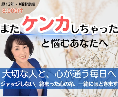喧嘩が減る コミュニケーション 法をサポートします 人間関係 改善！喧嘩 がなくなる 話し方 をプロが教えます イメージ1