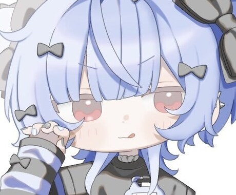 ふんわりかわいくデフォルメイラストを描きます 配信活動にもお使いいただけます！◎ イメージ2