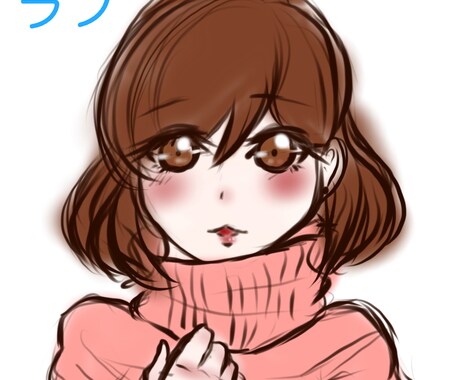 SNS等で使用出来るアイコンを描きます キラキラ、光輝く宝石のような一枚をあなたに。 イメージ2