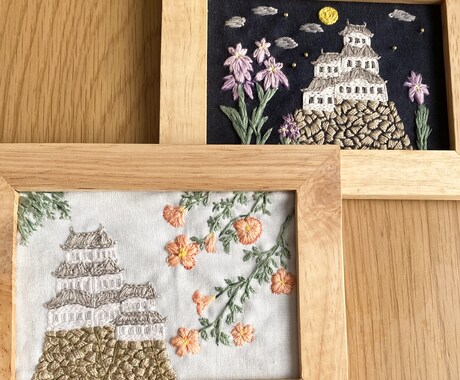 イラストを描いて記念日を刺繍します 人と同じじゃつまらない！オーダー刺繍.*･ﾟ イメージ2