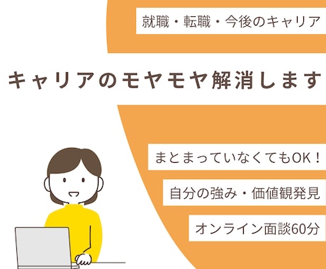 モヤモヤを整理して“自分らしさ“を一緒に見つけます 考えすぎて動けないあなたに。まずは、話して整える時間を！ イメージ1