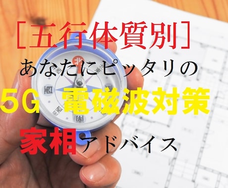集中力を継続する［体質別］家相アドバイスをします あなたにピッタリのタイプ別「５Ｇ電磁波シェルター」のつくり方 イメージ1