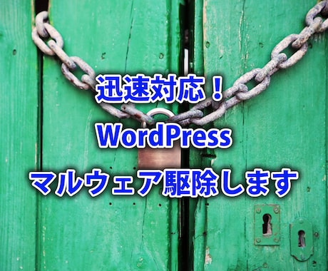 迅速対応！WordPressマルウェア駆除します 緊急対応OK！感染駆除からセキュリティ強化まで徹底サポート イメージ1