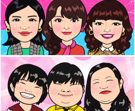 シンプルな似顔絵お描きします お安い価格でシンプルな似顔絵お描きします。 イメージ2