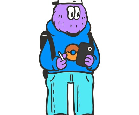 ポップでキャッチーなキャラクターをデザインします あなたをオリジナルキャラクターに変身させてみませんか？ イメージ2