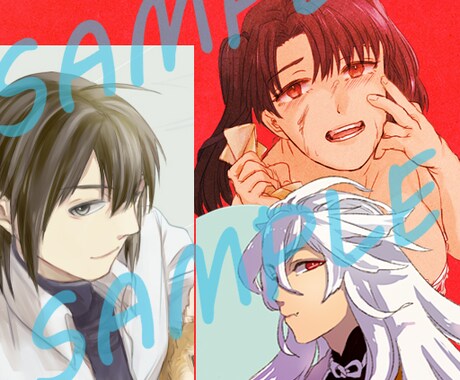 SNS、LINE等のアイコン、イラスト制作致します 出来る限りご要望に沿ったイラストを制作させて頂きます！ イメージ2