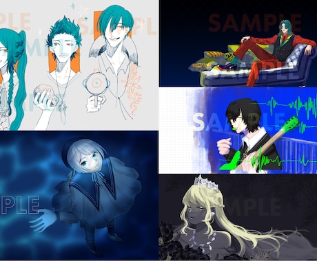 一枚絵描きます MVやサムネ・挿絵など、一枚絵を必要とされている方へ イメージ2