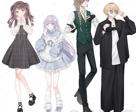 立ち絵制作いたします まずはお気軽にご相談ください！ イメージ2