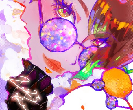 鮮やかなイラスト描きます アイコン、一枚絵、サムネイル等、推しへのプレゼントに！ イメージ2