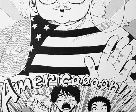 アナログ(デジタルも可)で躍動感ある漫画描きます モノクロも立派な色!あなたのアイディアを形にします! イメージ2