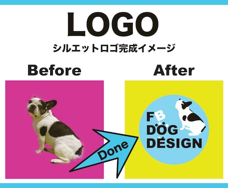 愛犬♡愛猫のロゴやオリジナルグッズを制作します 素敵なロゴをグッズにしてみませんかU•ﻌ•U イメージ1