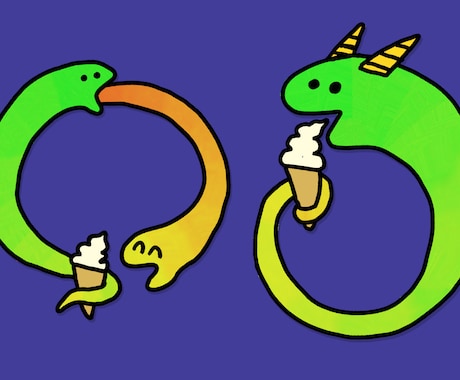 最短3日！商用可！ポップで独特なイラスト描きます イメージ1