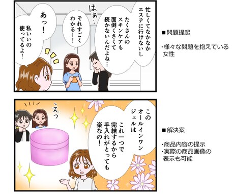 4コマ・１Pマンガ等、わかりやすい漫画を制作します 漫画で理解し辛い内容を分かりやすく説明します イメージ2