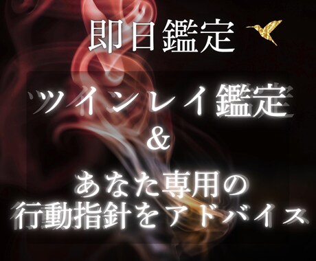 即日鑑定◆あの人がツインレイなのかハッキリさせます 運命の人か分からないから動けないあなたへ贈るツインレイ鑑定 イメージ1