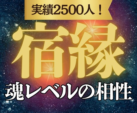 実績2500人 魂の相性診断 彼と結ばれる縁視ます 二人の魂の繋がりを徹底解剖◆今の波長と引き寄せの未来を解明 イメージ1