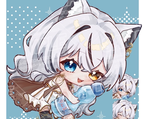 高クオリティデフォルメイラスト制作します 可愛いだけじゃない、印象に残る“作り込み系デフォルメ” イメージ1