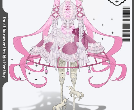 モデリング用立ち絵制作いたします Vtuber用立ち絵イラスト制作 イメージ1