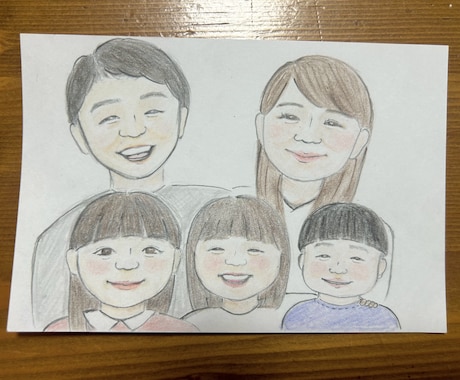 似顔絵イラスト描きます 記念日 結婚式 誕生日等、大切な日に^^ イメージ2