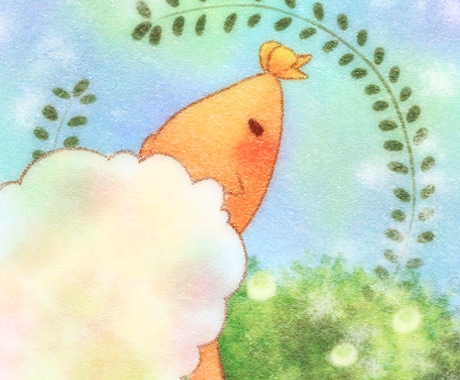 ふんわり絵本チックなアイコンお描きします ふわっとした優しいアイコンをお求めの方に イメージ2