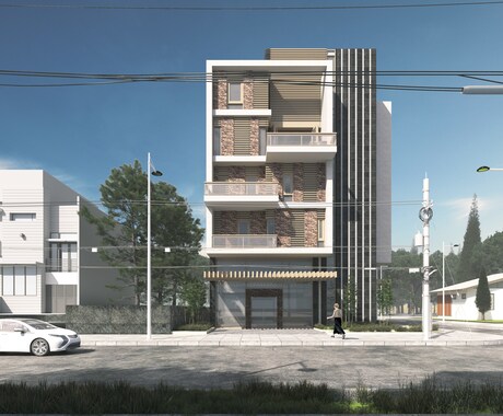 魅力的な建築CGパースを制作致します 広告からコンペ用CGまで幅広く対応致します イメージ1