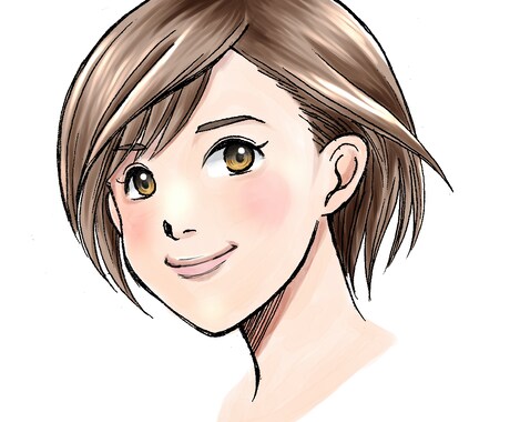 SNSアイコンやプレゼント用似顔絵を制作します 顔なしでもあなたの印象届けます!! イメージ2