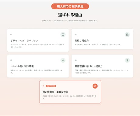 介護福祉施設のWordPressサイト制作します イメージ1