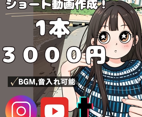 最短即日納品可能｜ショート動画を編集します Instagram/Youtube short/TikTok イメージ1