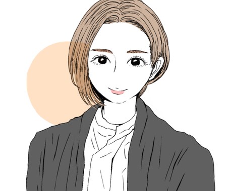 シンプル・クールな似顔絵イラスト描きます シンプルでクールな似顔絵イラスト イメージ1