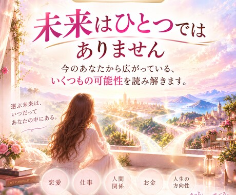 今のあなたに開いている可能性を占います 望む未来への選択を読み解きます イメージ2