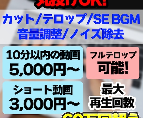 格安！ビジネス系エンタメ系 サンプルあれば作れます 複雑なやり取り無し！サンプル動画送信だけでコピー作れます！ イメージ1