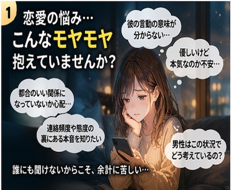 女性必見！男心を忖度なしで本音だけで話します あえてハッキリ言う優しさを大事にしてあなたにちゃんと伝えます イメージ2