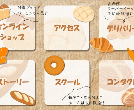 LINE用リッチメニュー作ります わかりやすく結果にコミットするメニューで顧客の囲い込みをUP イメージ2