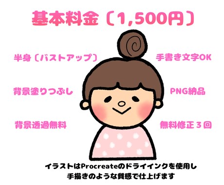 選べる表情ポーズで目を引くアイコン作成します インスタ、ブログ挿絵、SNSアイコン、吹き出しにも使いやすい イメージ2