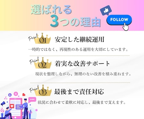 X(Twitter)【1ヶ月】運用代行いたします ✨経験を活かし、寄り添い丁寧に運用いたします✨ イメージ2