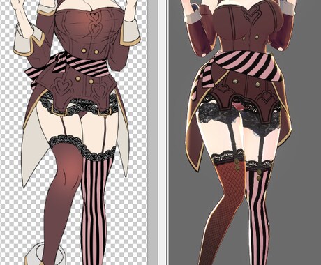 あなたのうちの子・Vtuberを３D化します 元絵をできる限り再現したVroidを制作。Vtuberにも イメージ2