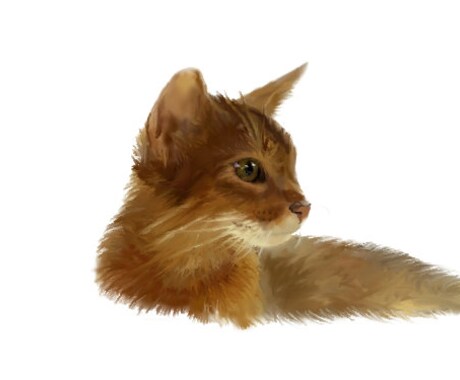 ペットの写真をイラスト化します ペットの思い出を残したい方に。 イメージ1