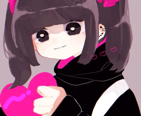 アイコンに使えるイラストお描きします SNSで使えるアイコンイラスト 