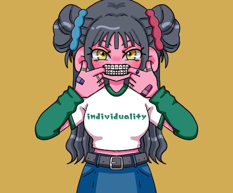 ポップな可愛いイラストお描きします 迅速対応！SNSアイコンなど用途は色々！ イメージ1