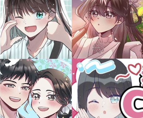 10名様限定！格安・短納期でイラスト作成します かわいいイラストを格安・短納期で提供します！ イメージ2