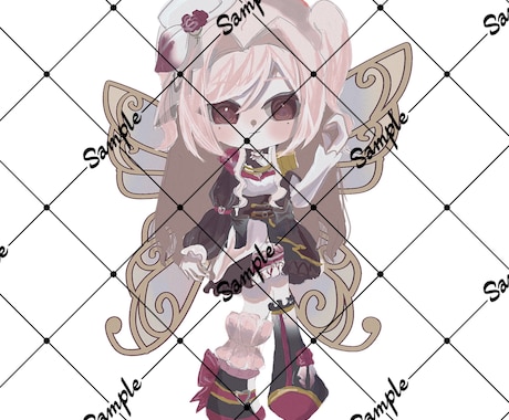 可愛いくてアイコン向けのSDのイラストを描きます イメージ1