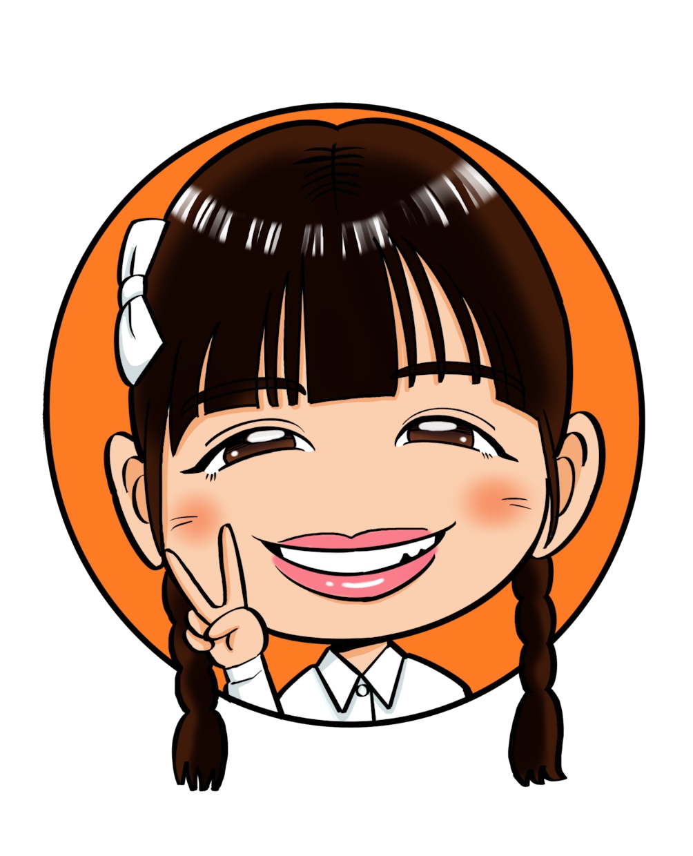 シンプルでわかりやすい似顔絵アイコン描きます 誰からも好感を持たれるような似てる似顔絵お描きします。 イメージ5