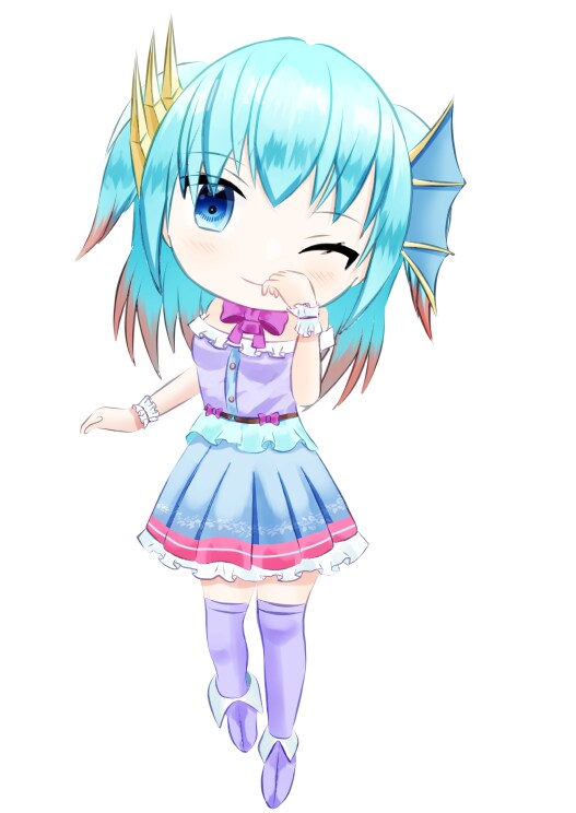 ミニキャラ描きます かわいい女の子描くのが特に好きです イメージ1