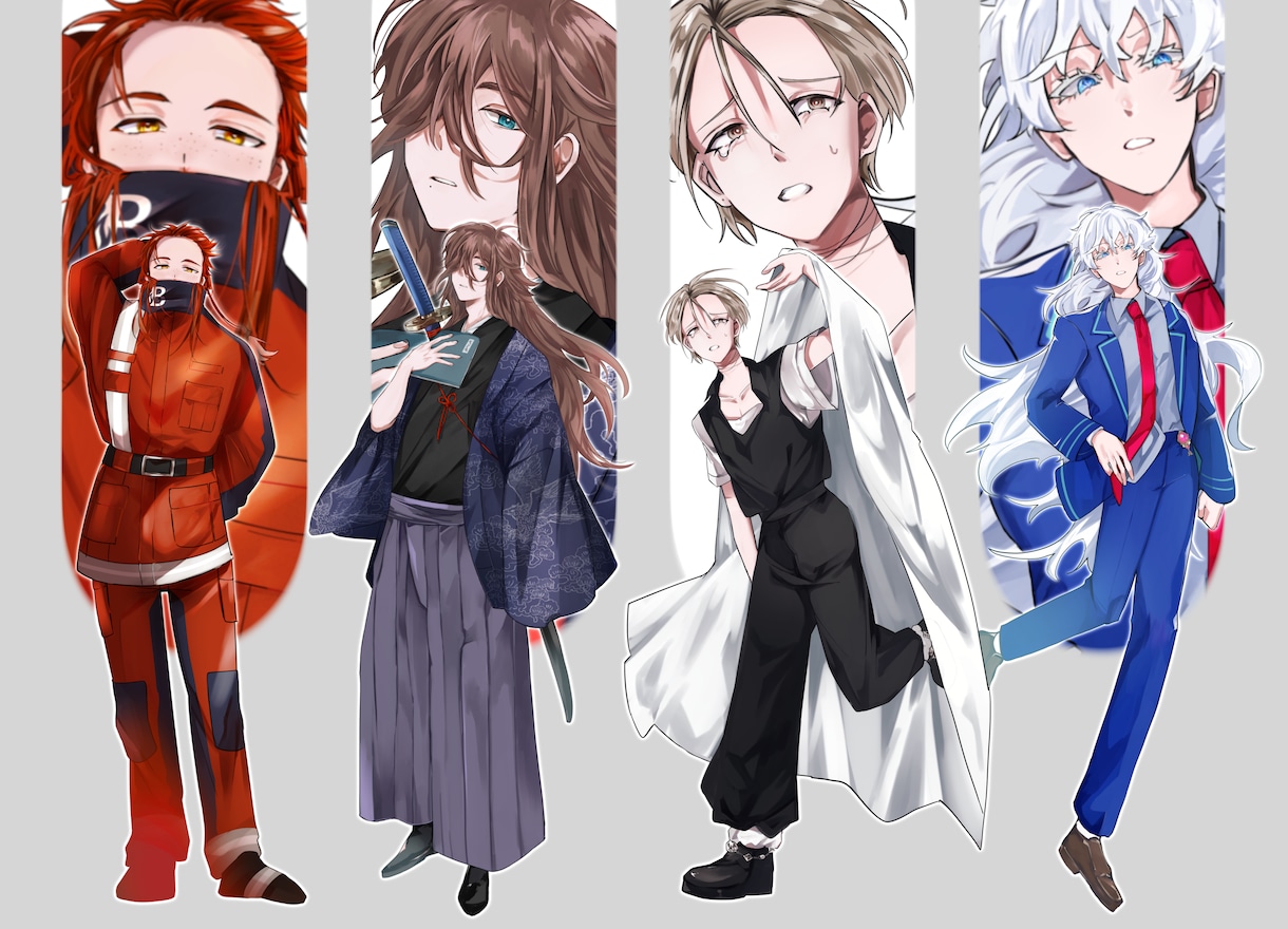 TRPG・創作・IRIAMの立ち絵イラスト描きます こだわりを大切に。キャラクターの魅力が伝わるキラキライラスト イメージ2