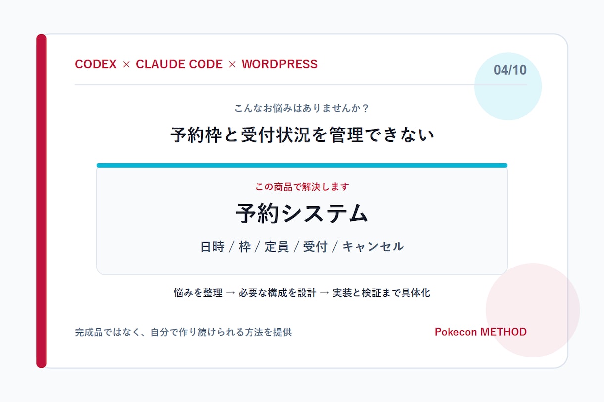 Codexで予約EC会員サイトを設計します 複雑な業務機能を分解して実装する方法を習得 イメージ4