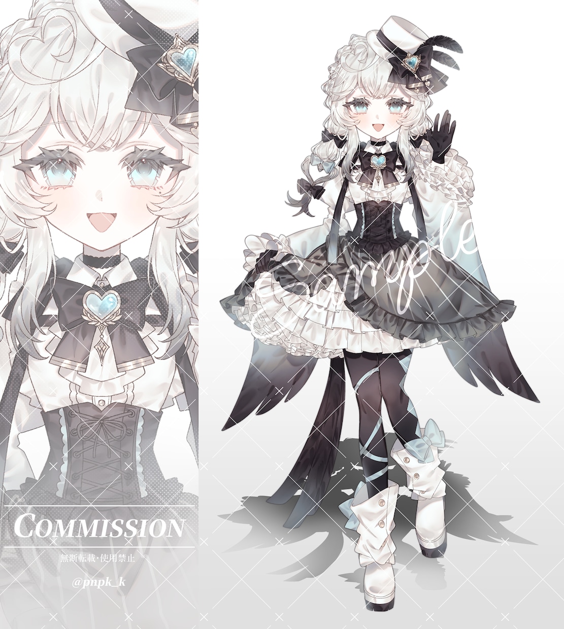 等身・SD立ち絵イラストを制作します Vtuber様、配信者様、OC制作など立ち絵が必要な方へ イメージ3