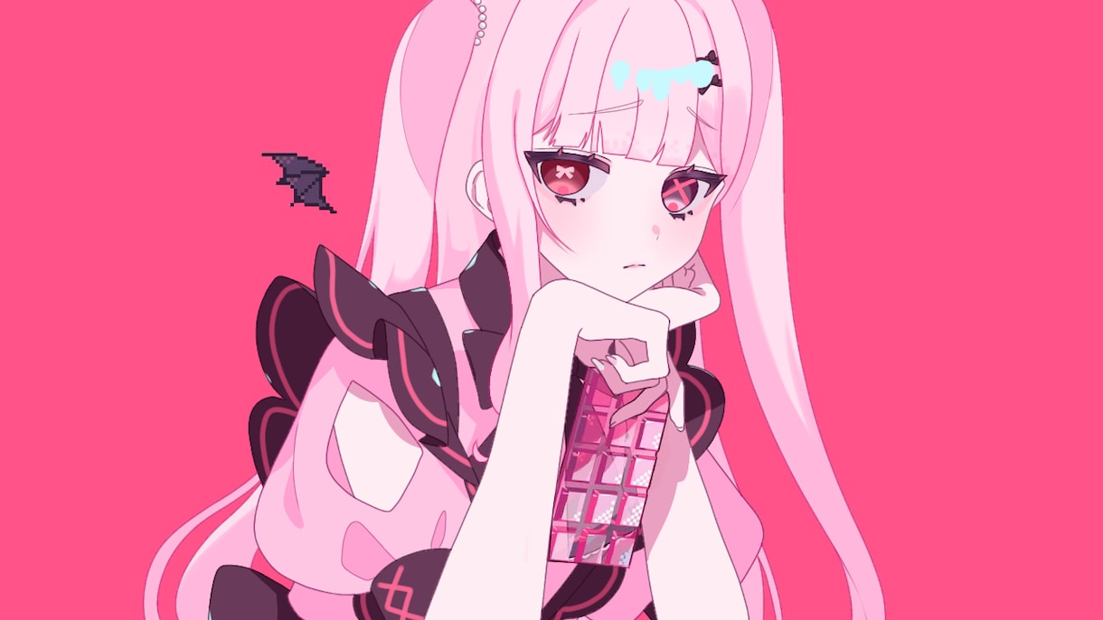 歌ってみたサムネイラスト描きます サムネなどに使用できるイラスト制作します。 イメージ3