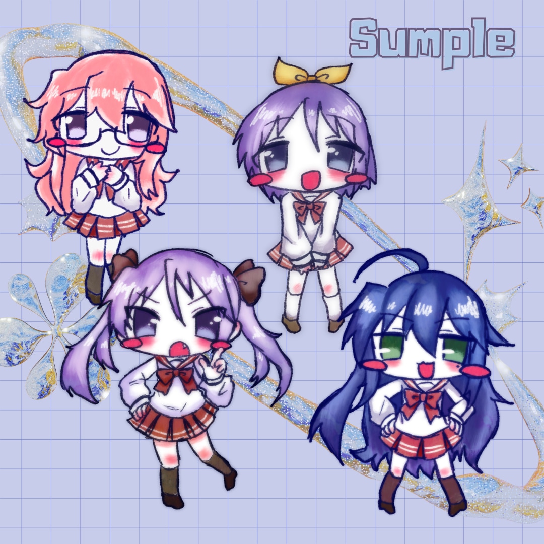 かわいいSDイラスト・アイコン制作します やわらかいタッチでデフォルメされたちびキャラを描きます！ イメージ2