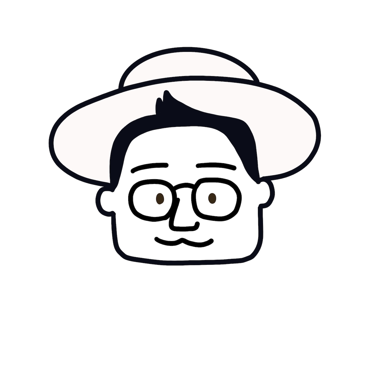 シンプルゆるかわアイコンにぴったりな似顔絵描きます 小さい頃から絵を描いて喜んでもらうのが何より嬉しいです イメージ2